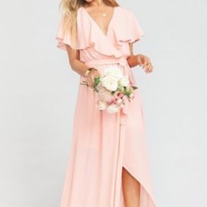 Pink Blush Bridesmaid Formal Dress Wedding Mother Guest Gown Summer Spring